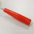 Paint Roller Brush Round Yellow Foam Roller With Red Plastic Handle for Painting